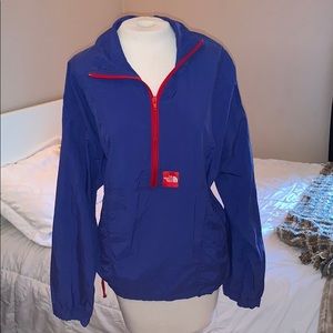 Vintage blue and red North Face